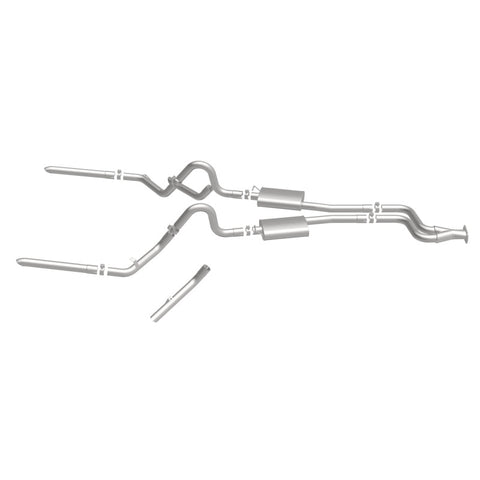 MagnaFlow SYS C/B 84-87 Buick Regal V6 3.8L Turbocharged SS 2.5in Street Series Dual Split Rear Exit - 16884