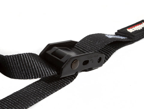PRP Cam-Lock 1in.x10ft. Tie Down with Snap S Hooks and Soft Tie - Black - Pr. - 13801-2