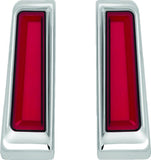 Kuryakyn Tracer L.E.D. Inserts For Saddlebag Supports Chrome - 2900