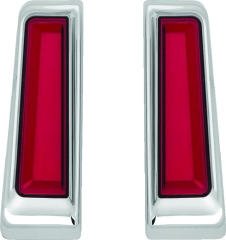 Kuryakyn Tracer L.E.D. Inserts For Saddlebag Supports Chrome - 2900