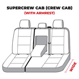 Covercraft 19-21 Ford F150 Carhartt SeatSaver Custom Second Row Seat Covers - Gravel - SSC8491CAGY