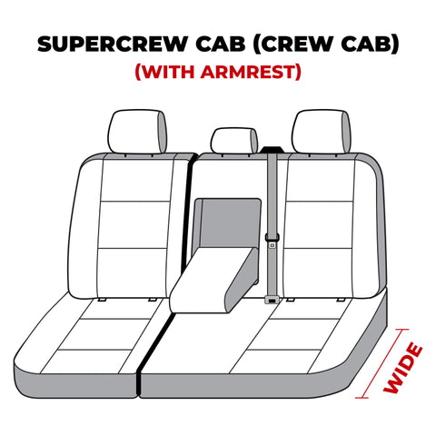 Covercraft 19-21 Ford F150 Carhartt SeatSaver Custom Second Row Seat Covers - Gravel - SSC8491CAGY