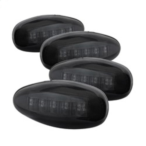 xTune Chevy Silverado 99-13 Dually 2 Red LED Amber LED Side Fender Lights Smoke ACC-LED-GMD99-SL-SM - 9924682