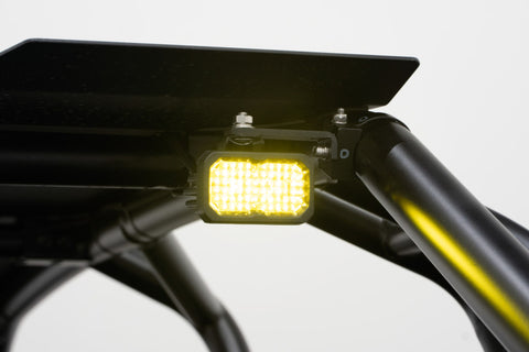 Diode Dynamics Stage Series 1 1/2 In Roll Bar Chase Light Kit SSC2 Pro - Yellow (Pair) - DD7733