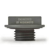 Mishimoto 87-01 Ford Mustang Hoonigan Oil Filler Cap - Silver - MMOFC-MUS1-HOONSL