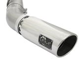 aFe ATLAS 5in DPF-Back Aluminized Steel Exhaust System w/Polished Tips 2017 GM Duramax 6.6L (td) L5P - 49-04085-P