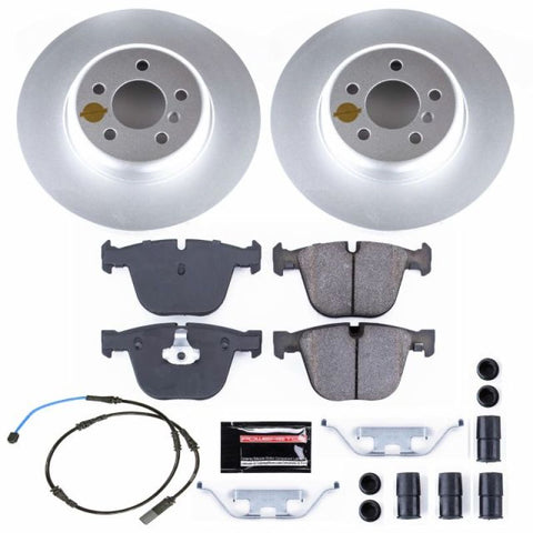 Power Stop 10-17 BMW 535i GT Rear Z23 Evolution Sport Coated Brake Kit - CRK6035
