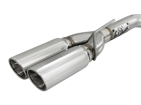 aFe Vulcan Series 4-3in 304SS Exhaust Cat-Back w/ Pol Tips 2019 GM Silverado/Sierra 1500 V8-6.2L - 49-34102-P