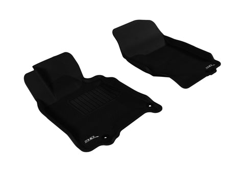 3D MAXpider 2007-2015 Infiniti Q40/Q60/G35/37 Kagu 1st Row Floormat - Black - L1IN00611509
