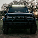 Rigid Industries 2021 Ford Bronco Roof Rack Light Kit (Incl. SR spot/flood Combo Bar) - 46726