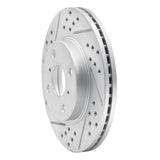 R1 04-06 Scion Xa Front Left Drilled & Slotted Geo-Carbon Rotor - 830-91002L