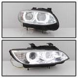 Spyder 08-10 BMW F92 3 Series Proj Headlight - High Beam H3 DRL LED - Chrome - PRO-YD-BMWE9208-DRL-C - 5086518