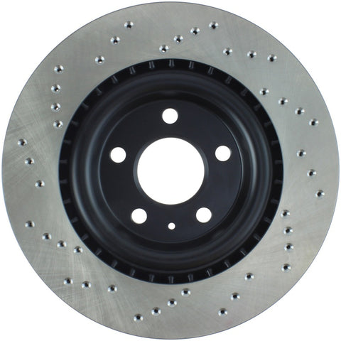 StopTech 12 Audi S4 Rear Left Drilled Rotor - 128.33137L