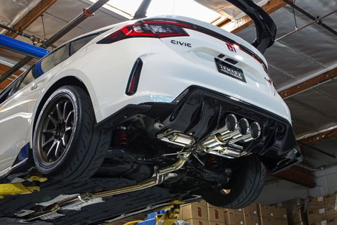 Remark 2023+ Honda Civic Type-R (FL5) Triple Tip Cat-Back Exhaust w/ Triple Tip & Front Pipe - RK-C3076H-09