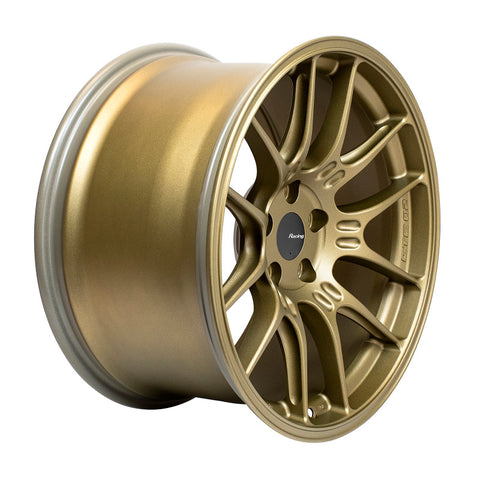 Enkei GTC02 18x10 5x112 32mm Offset 66.5mm Bore Titanium Gold Wheel - 534-810-4432GG