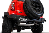 Addictive Desert Designs 2021+ Ford Bronco Rock Fighter Rear Bumper - Hammer Black - R23012NA01NA