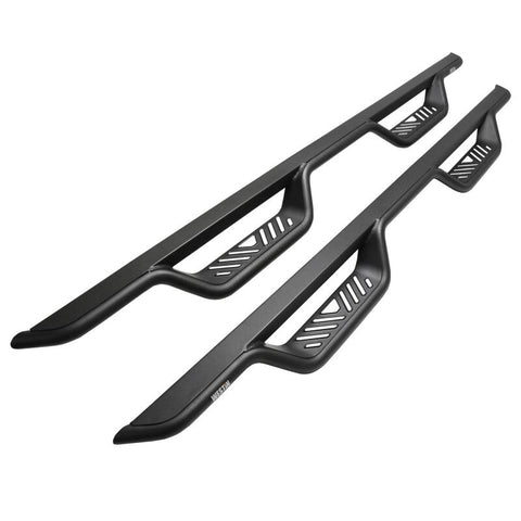 Westin 19-22 Chevrolet Silverado / GMC Sierra Crew Cab Outlaw Nerf Step Bars - Textured Black - 20-14135
