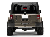 Raxiom 07-18 Jeep Wrangler JK Axial Series License Plate Bracket w/ LED Brake Light - J132759