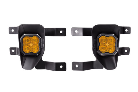 Diode Dynamics SS3 Type SV1 LED Fog Light Kit Max - Yellow SAE Fog - DD6845