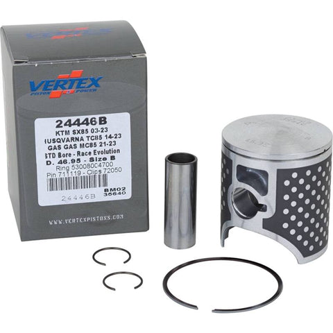 Vertex Piston 03-24 KTM 85 SX 85cc Cast Race Evolution Piston Kit - 24446B