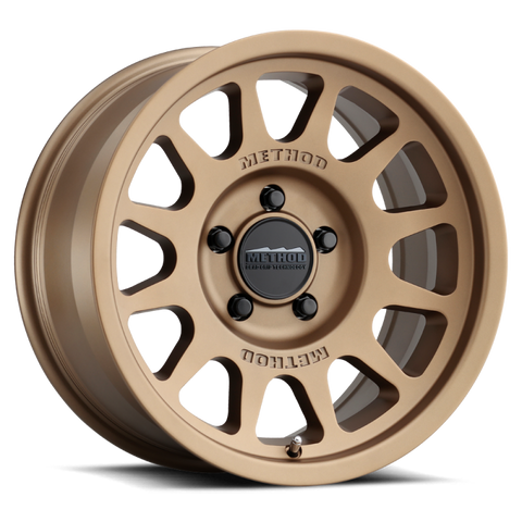 Method MR703 17x8.5 0mm Offset 5x5 71.5mm CB Method Bronze Wheel - MR70378550900