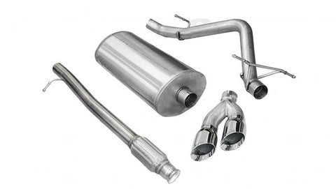 Corsa 2010-2013 Chevrolet Silverado Crew Cab/Short Bed 1500 4.8L V8 Polished Sport Cat-Back Exhaust - 14925