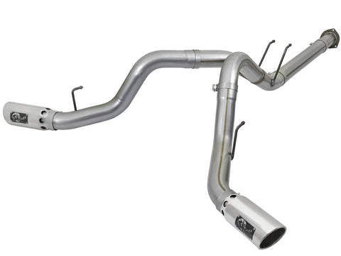 aFe POWER 4in DPF-Back SS Exhaust System 2017 Ford Diesel Trucks V8-6.7L (td) - 49-43092-P