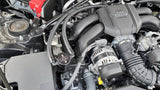 J&L 22-23 Subaru BRZ/GR86 2.4L Passenger Side Oil Separator 3.0 - Black Anodized - 3117P-B