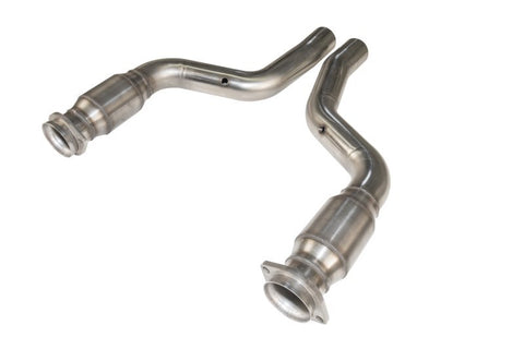 Kooks 08-15 Dodge Charger/Challenger SRT8 3in x OEM SS GREEN Catted Connection Pipes - 31013400