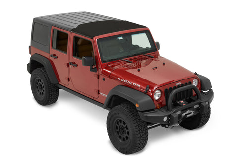 Bestop 07-18 Jeep Wrangler JK Sunrider For Hardtop (Premium Black Twill 2-Door Or 4-Door) - 52453-17