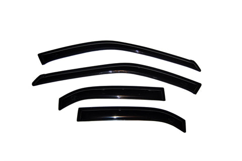 AVS 97-01 Mitsubishi Mirage Ventvisor Outside Mount Window Deflectors 4pc - Smoke - 94416