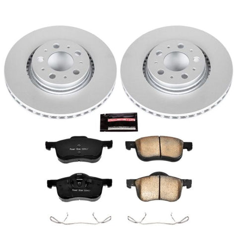 Power Stop 01-09 Volvo S60 Front Z23 Evolution Sport Coated Brake Kit - CRK5193