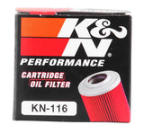 K&N Honda/Husqvarna 1.625in OD x .438in ID x 1.406in H Oil Filter - KN-116
