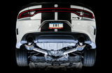 AWE Tuning 2015+ Dodge Charger 6.4L/6.2L Non-Resonated Touring Edition Exhaust - Diamond Blk Tips - 3020-33070