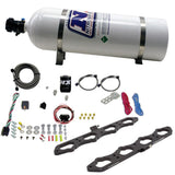 Nitrous Express 2018+ Ford 5.0L Coyote Dry Direct Port Plate System w/15lb Bottle - 20957-15