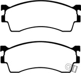 EBC 01-04 Mazda Protege 2.0 (Rear Drums) Redstuff Front Brake Pads - DP31409C