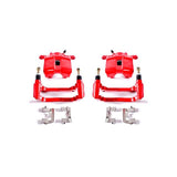 Power Stop 01-03 Acura CL Front Red Calipers w/Brackets - Pair - S2584