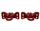 Ford Racing 17-22 Super Duty Tow Hooks - Red (Pair) - M-18954-SDR