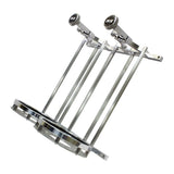 Nitrous Express Stand Up Dual Billet Bottle Bracket for 15lb Bottle (Flat Mount) - 11208SB-15