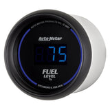 Autometer Cobalt Digital 52.4mm Black Programmable Empty-Full Range Fuel Level Gauge - 6910