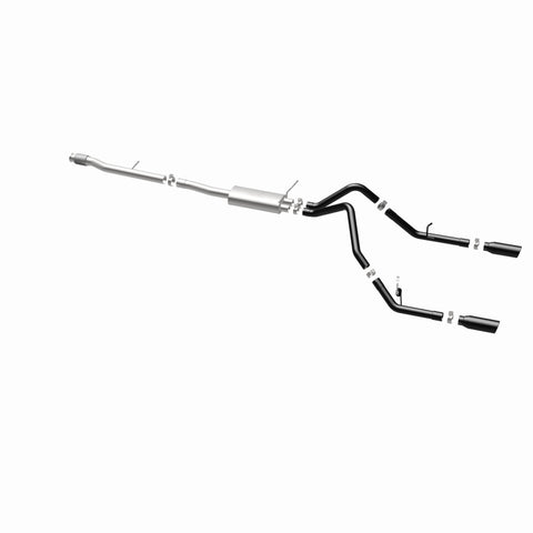 MagnaFlow SYS Cat-Back 4in Black Dual Split Rear Tips 14-15 Chevy Silverado/GMC Sierra 4.3L-5.3L - 15361