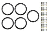 Ford Racing 2021+ Bronco Beadlock Trim Ring Kit - Gray - M-1021K-BLG