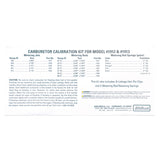 Edelbrock Calibration Kit for 1912 / 1913 - 1949