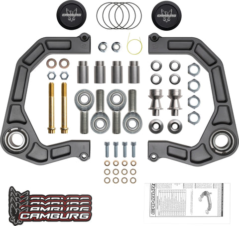 Camburg Ford Bronco 21-23 KINETIK V2 Performance Billet Uniball Upper Arms - CAM-110214-GRY