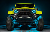 ORACLE Lighting 0718 Jeep Wrangler JK Oculus 7in ColorSHIFT Bi-LED Projector Headlights - 5876-334