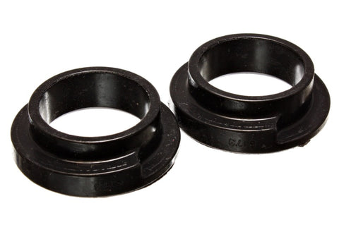 Energy Suspension Universal 2 1/8in ID 2 1/2in OD 5/8in H Black Coil Spring Isolators (2 per set) - 9.6119G