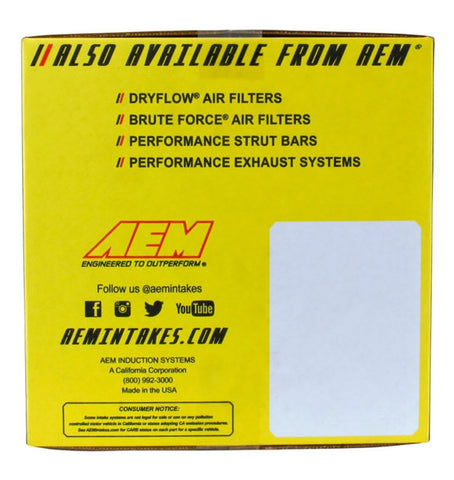 AEM C.A.S. 19 Toyota Corolla Hatchback 2.0L F/I Cold Air Intake - 21-865C