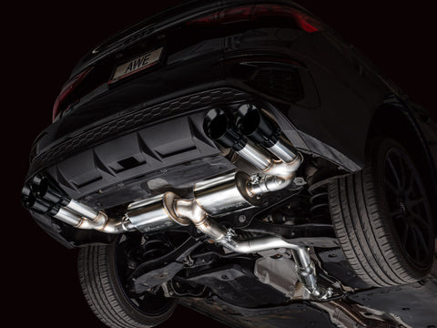 AWE Tuning 22-24 Audi 8Y S3 Touring Edition Exhaust - Diamond Black Tips - 3015-43897