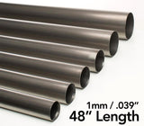 Ticon Industries .5in Diameter x 48in Length 1mm/.039in Wall Thickness Titanium Tube - 102-01243-0000