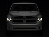 Raxiom 09-18 Dodge RAM 1500 Non-Projector LED Halo Headlights- Chrome Housing (Clear Lens) - R111517